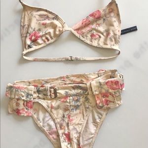 LIKE NEW RALPH LAUREN SPORT Floral Utility Bikini sz 4/6
